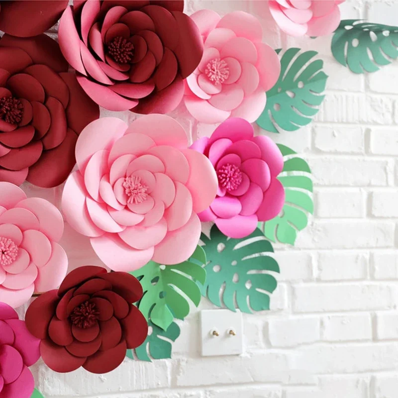 Art And Craft For Nursery - Zestawy DIY Duże Sztuczne Kwiaty Róż