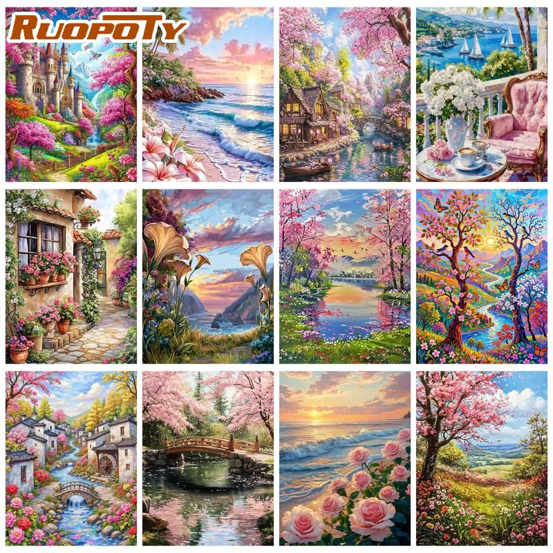 Art Craft Ideas Easy - RUOPOTY Obraz do malowania po numerach