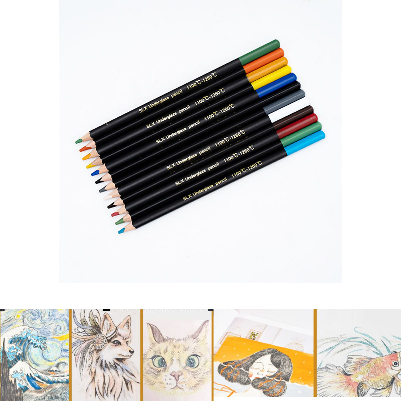 Colored Pencil Professional - Profesjonalne ceramiczne, ręcznie malowane ołówki olejne