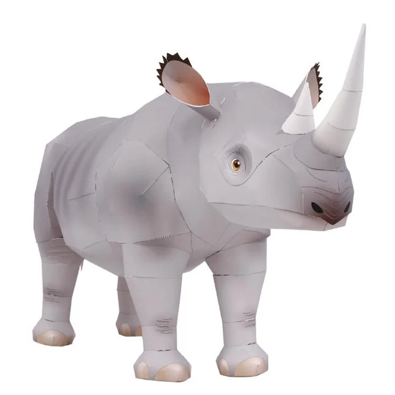 Art Craft Cardboard - Nosorożec z haczykiem Ręcznie robione Origami