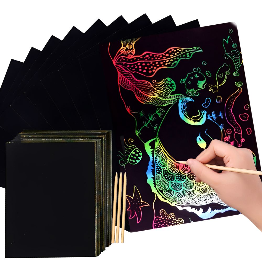 Art Craft Rainbow - 20 szt. arkuszy tęczowego papieru do