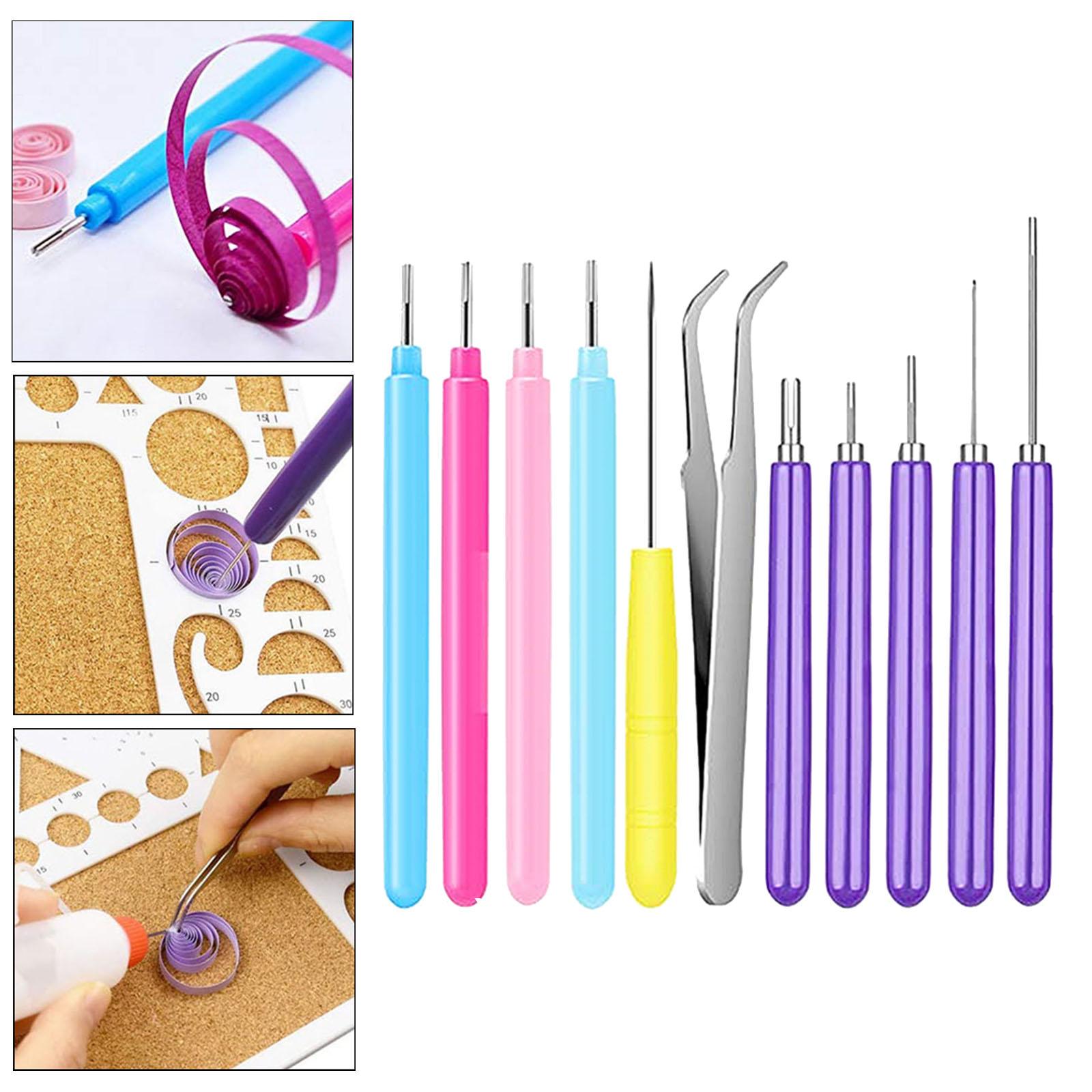 Art Quilling Craft - Zestaw do quillingu DIY, plastikowo-metalowe narzędzia