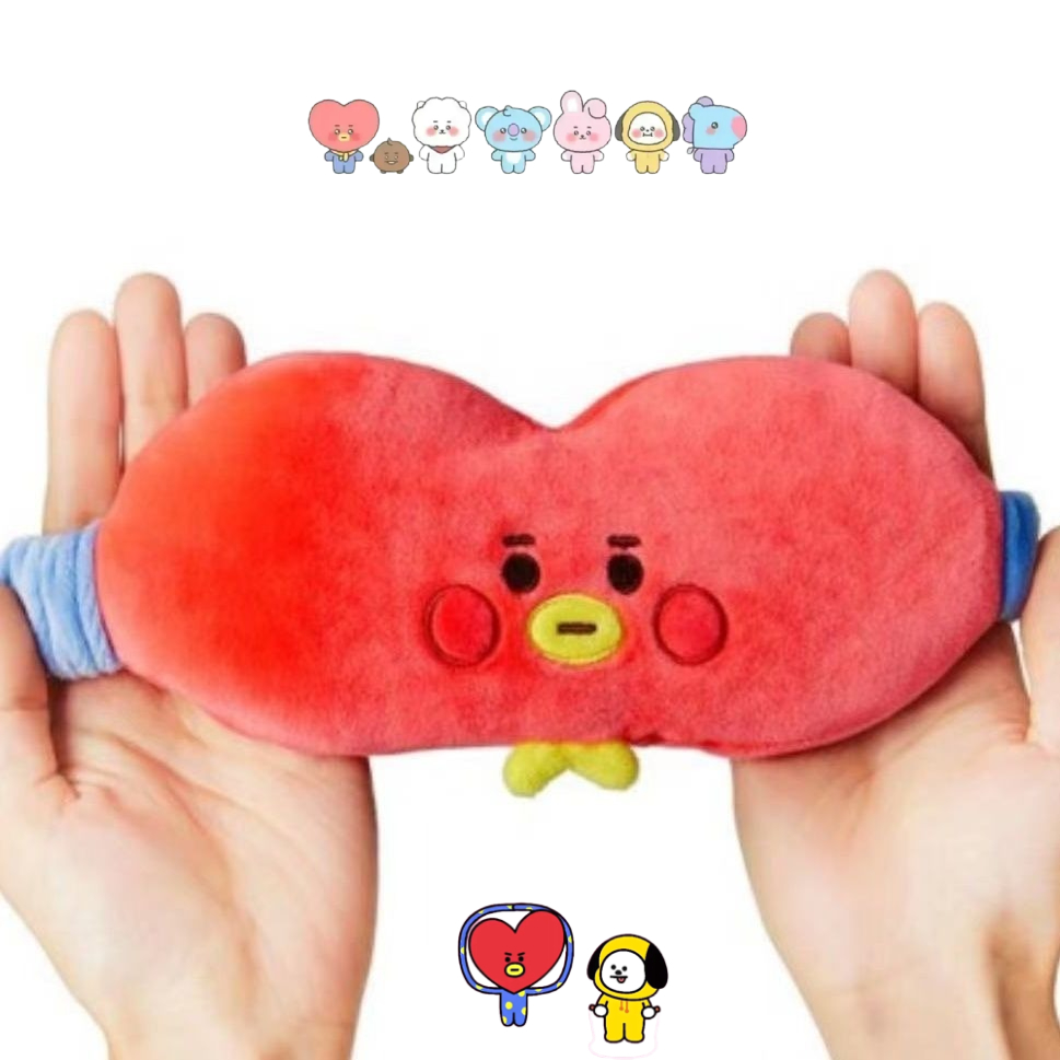 Art Craft Eyes - Maska na oczy BT21, urocza pluszowa