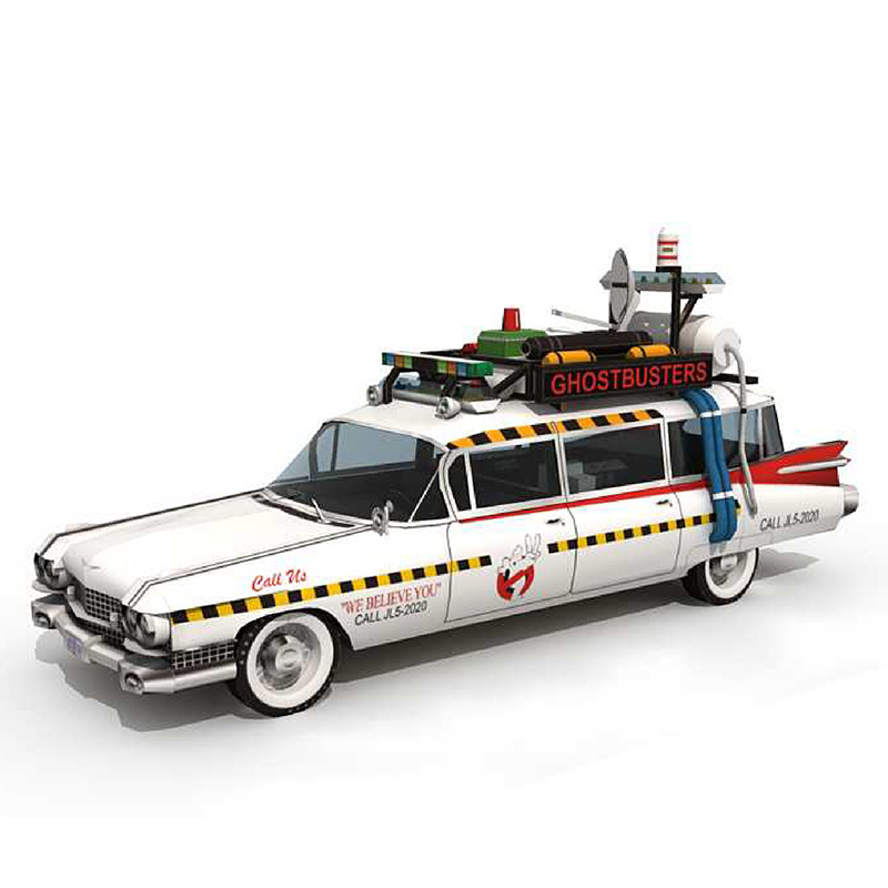Art Craft Cardboard - Ghostbusters samochodów Ecto-1A 1:20 Origami sztuki,