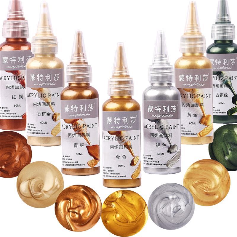 Alcohol Ink Set - 60ml wodoodporna farba akrylowa pigment metaliczny