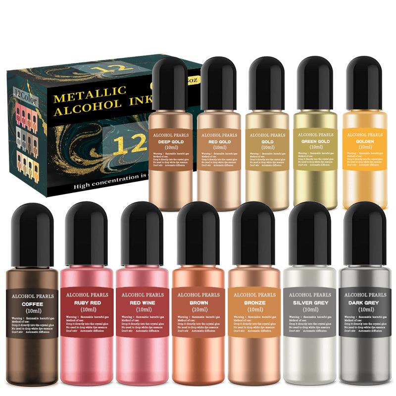 1 Zestaw pigmentów żywicznych  – Alcohol Ink Set recenzja i cena