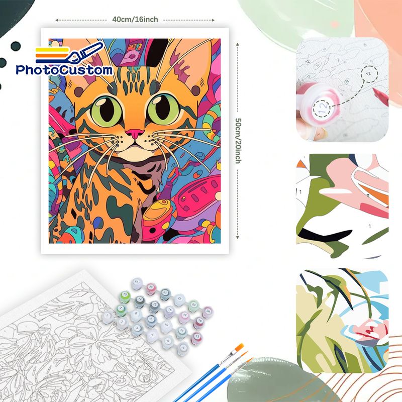 PhotoCustom Obraz Kotka Różowe – Art Craft Ideas Easy recenzja i cena