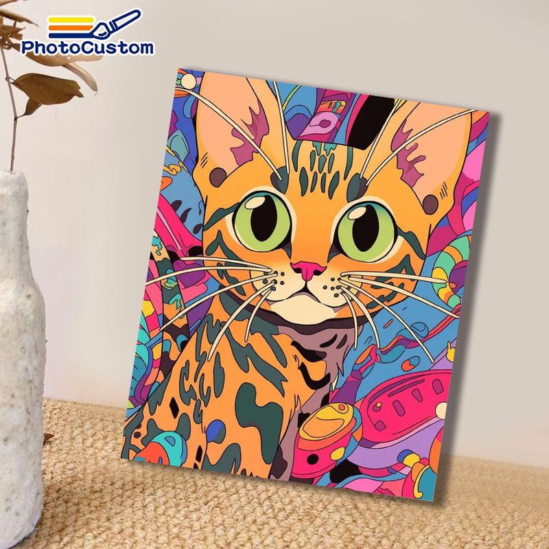 PhotoCustom Obraz Kotka Różowe – Art Craft Ideas Easy recenzja i cena