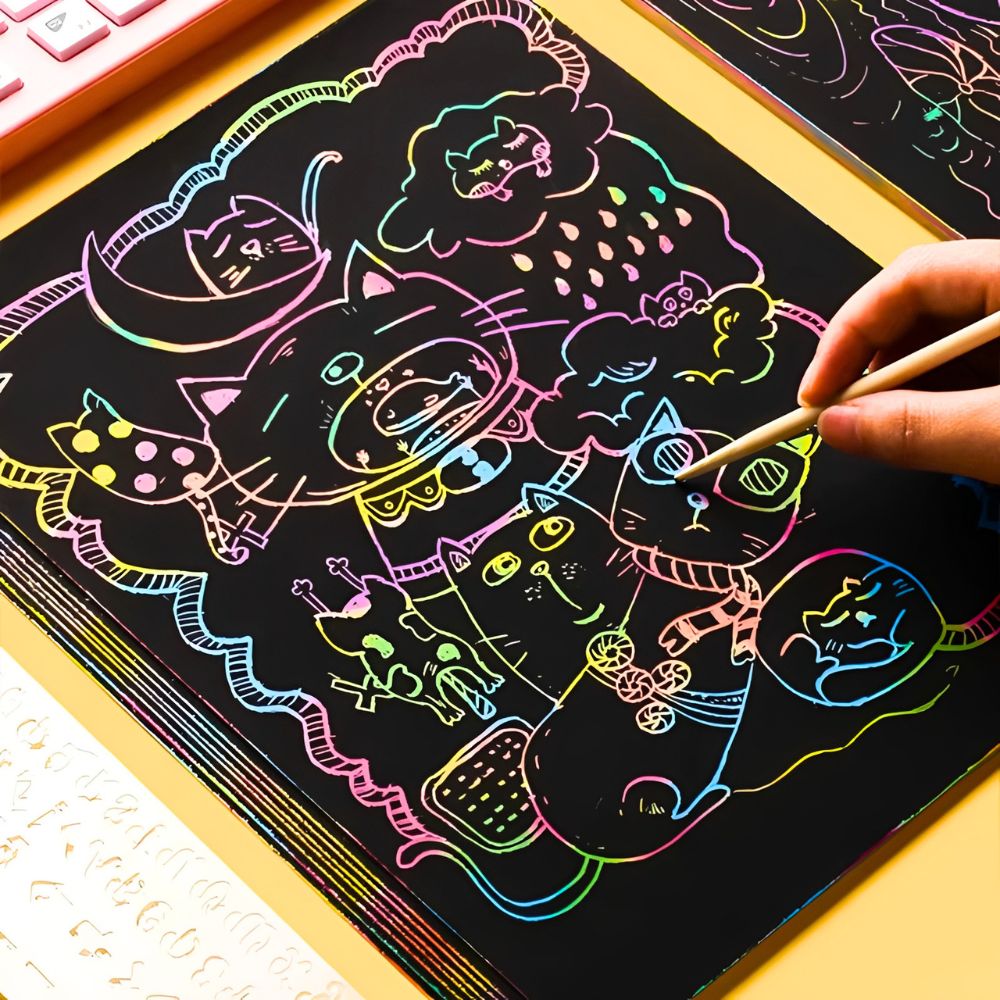 20 szt. arkuszy tęczowego papi – Art Craft Rainbow recenzja i cena