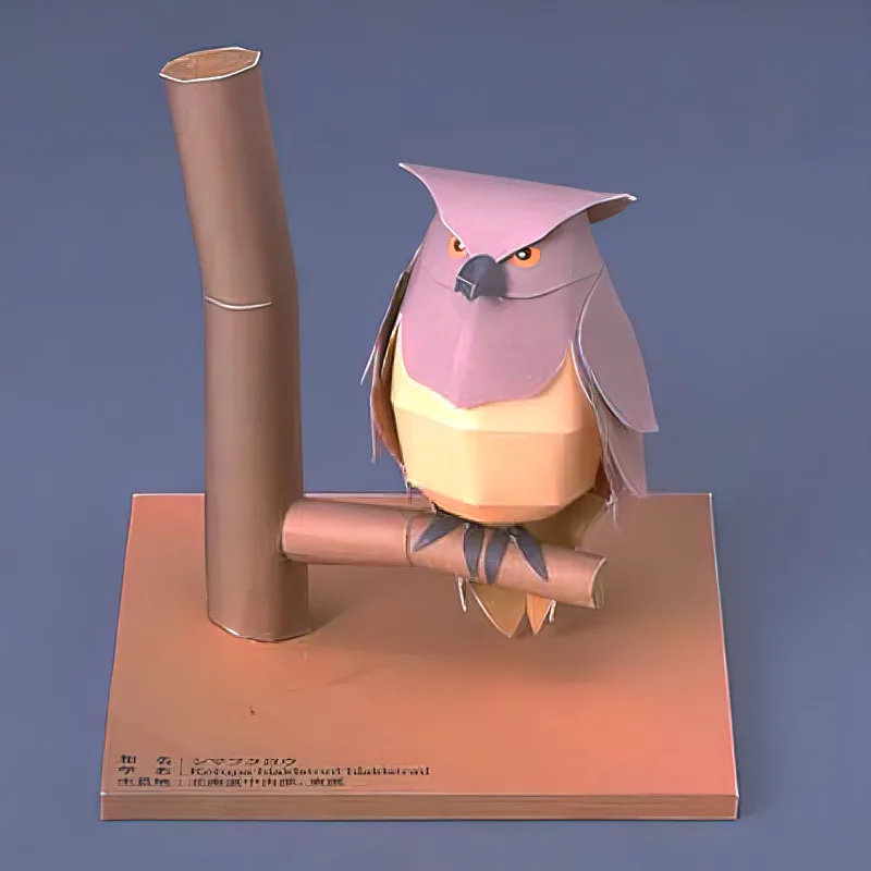 Blakiston's Fish Owls Origami  – Art Craft Cardboard recenzja i cena