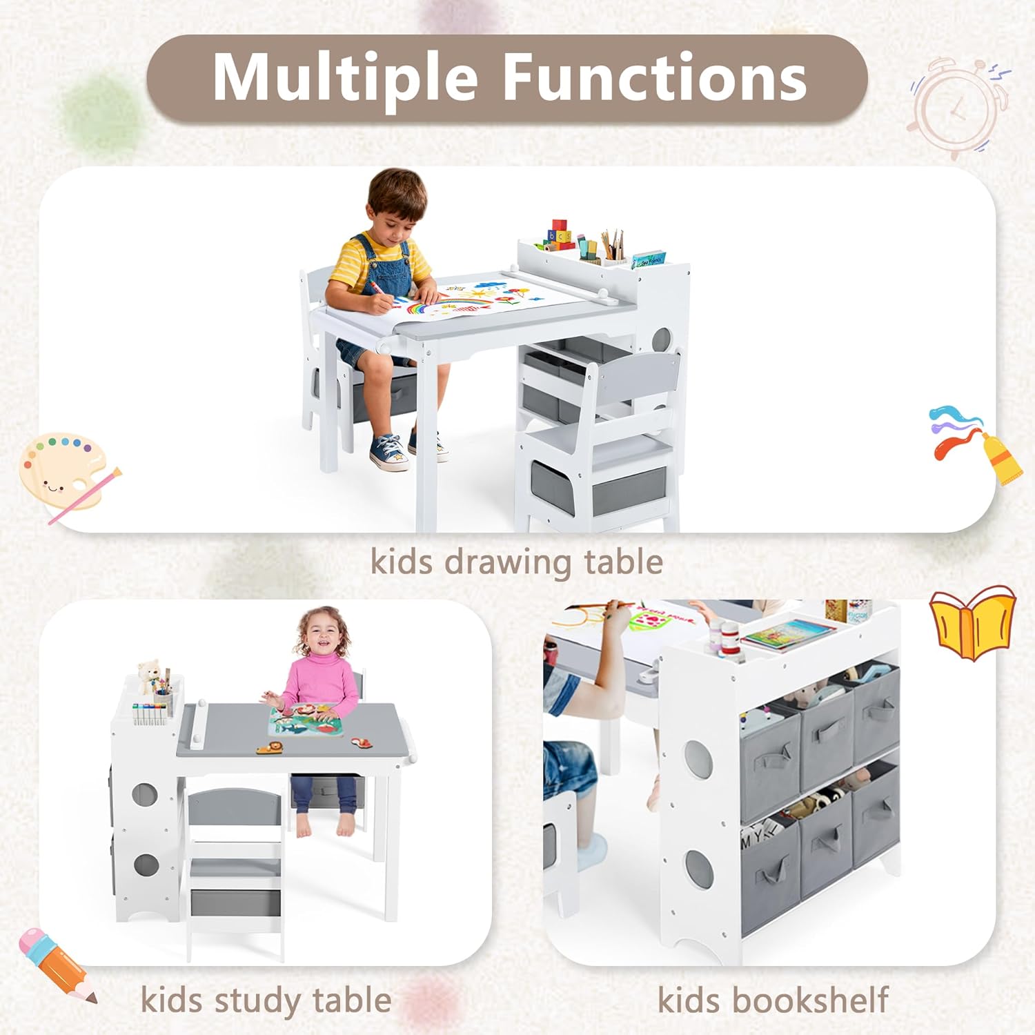 Zestaw stolik i krzesło dla dz – Art And Craft For Nursery recenzja i cena