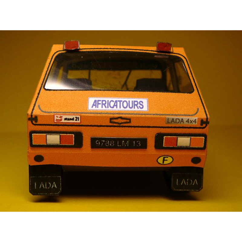 LADA NIVA 1985 1:32 Dakar rajd – Art Craft Cardboard recenzja i cena