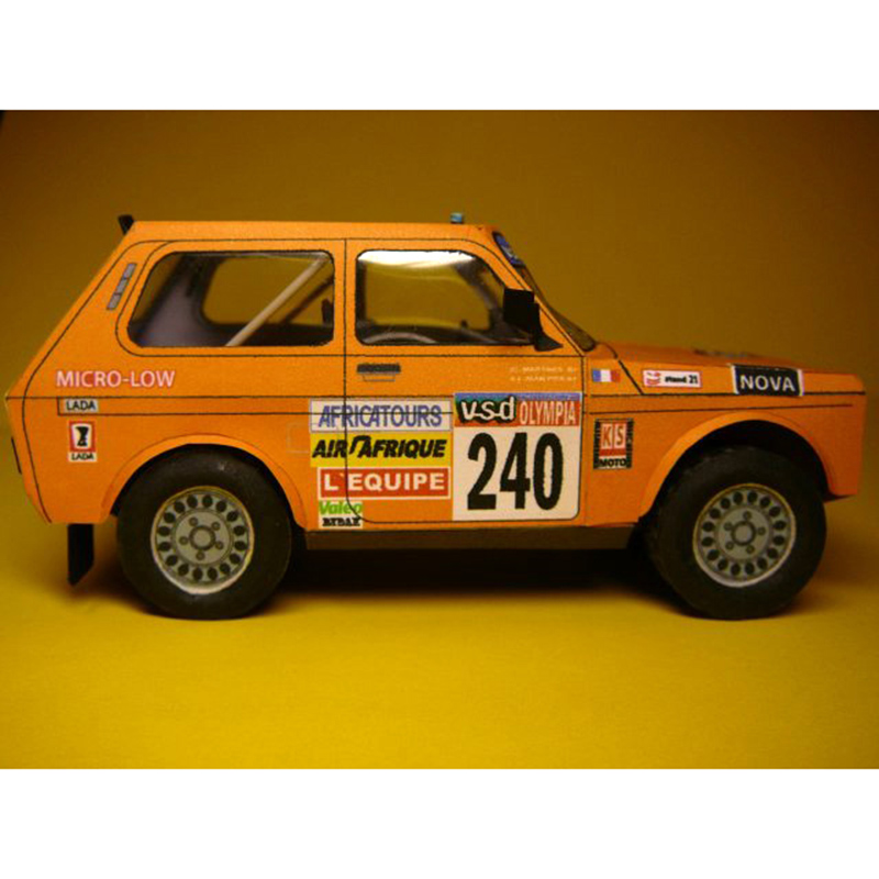 LADA NIVA 1985 1:32 Dakar rajd – Art Craft Cardboard recenzja i cena