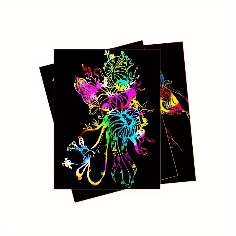 50 szt. Papieru do zdrapywania – Art Craft Rainbow recenzja i cena