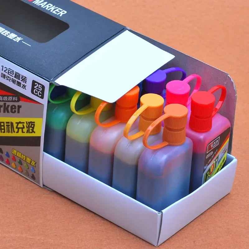 12 kolorów 25 ml zestaw marker – Alcohol Ink Set recenzja i cena