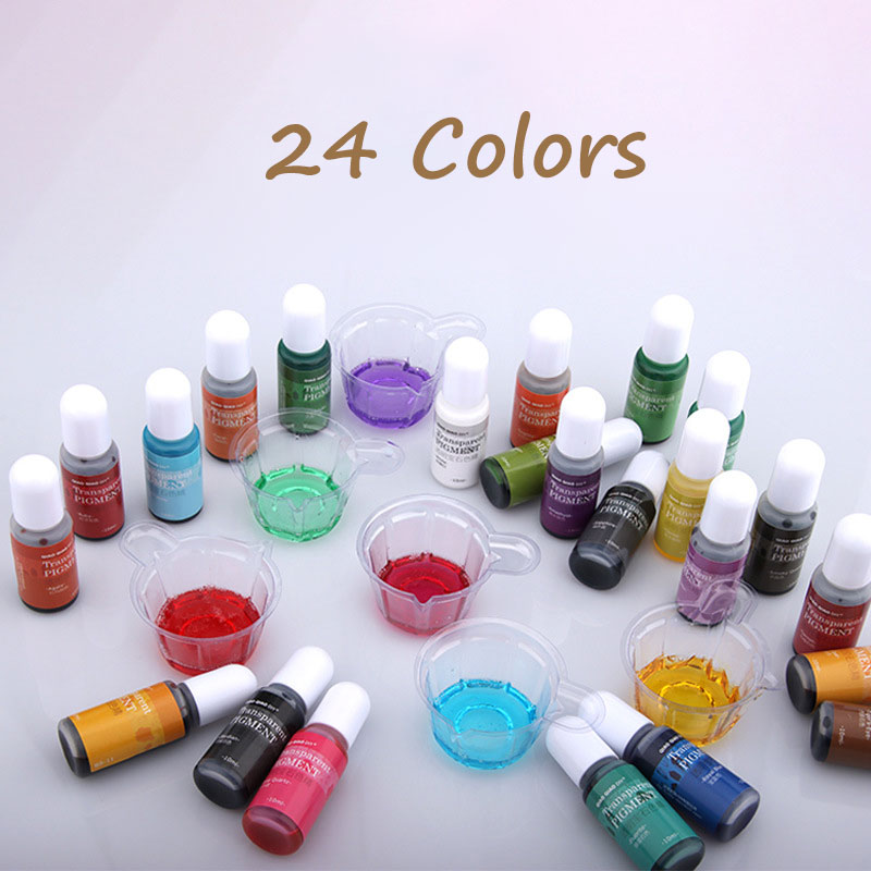 JCD 24Color 10ml Transparent G – Alcohol Ink Set recenzja i cena