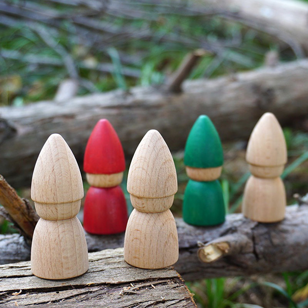 6 sztuk drewnianych figurek do – Art Craft Decoration recenzja i cena