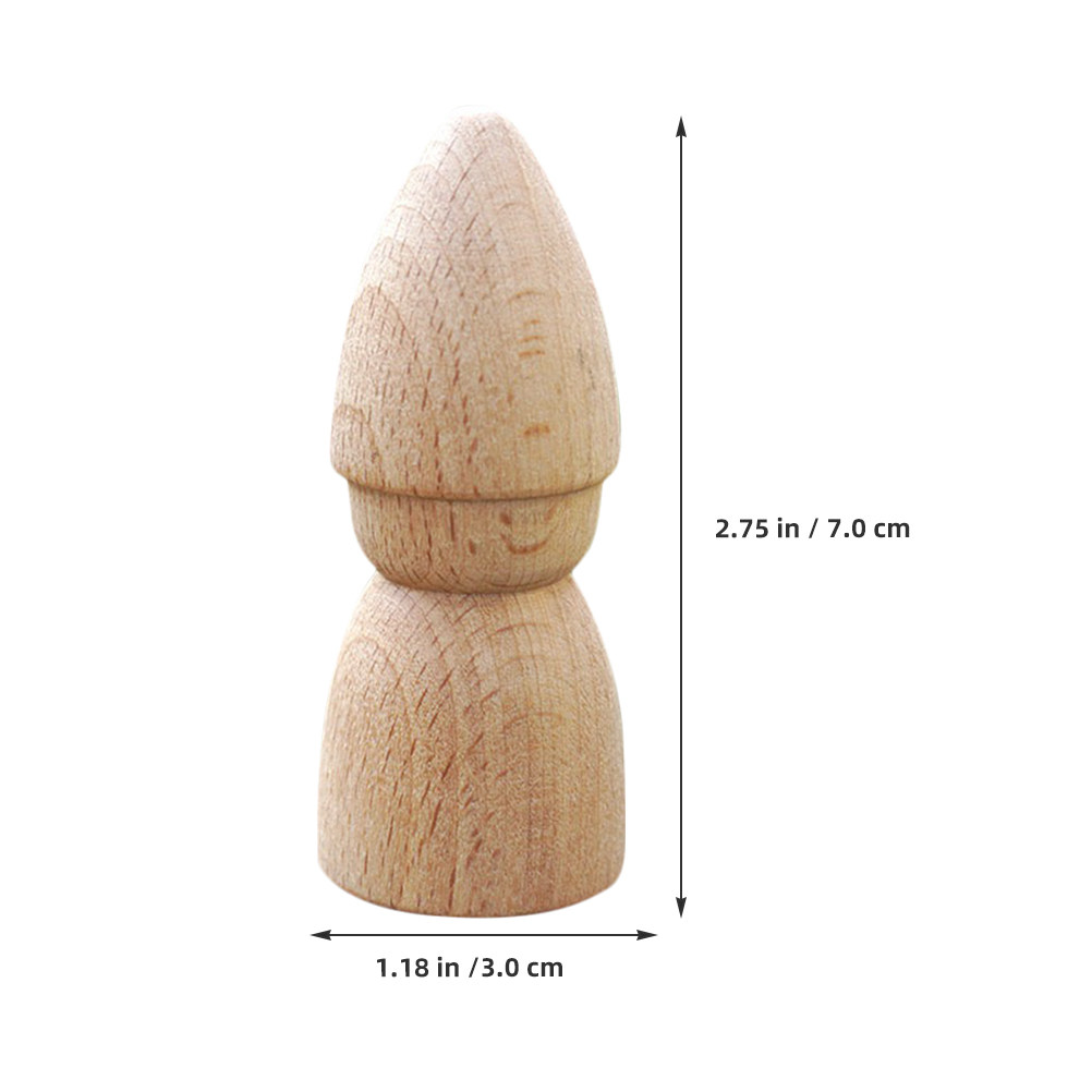 6 sztuk drewnianych figurek do – Art Craft Decoration recenzja i cena