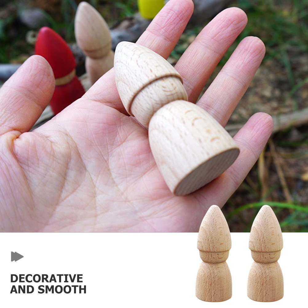 6 sztuk drewnianych figurek do – Art Craft Decoration recenzja i cena