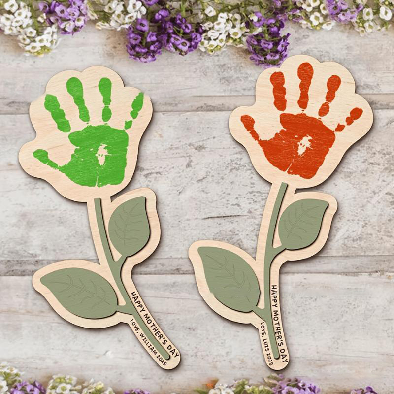 Drewniana tabliczka z odciskie – Art And Craft For Nursery recenzja i cena