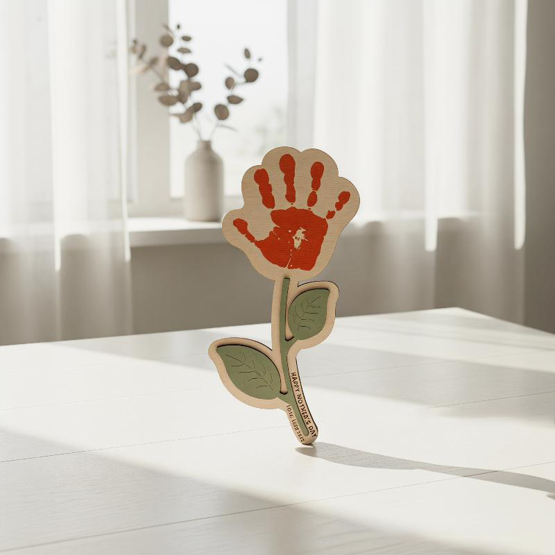 Drewniana tabliczka z odciskie – Art And Craft For Nursery recenzja i cena