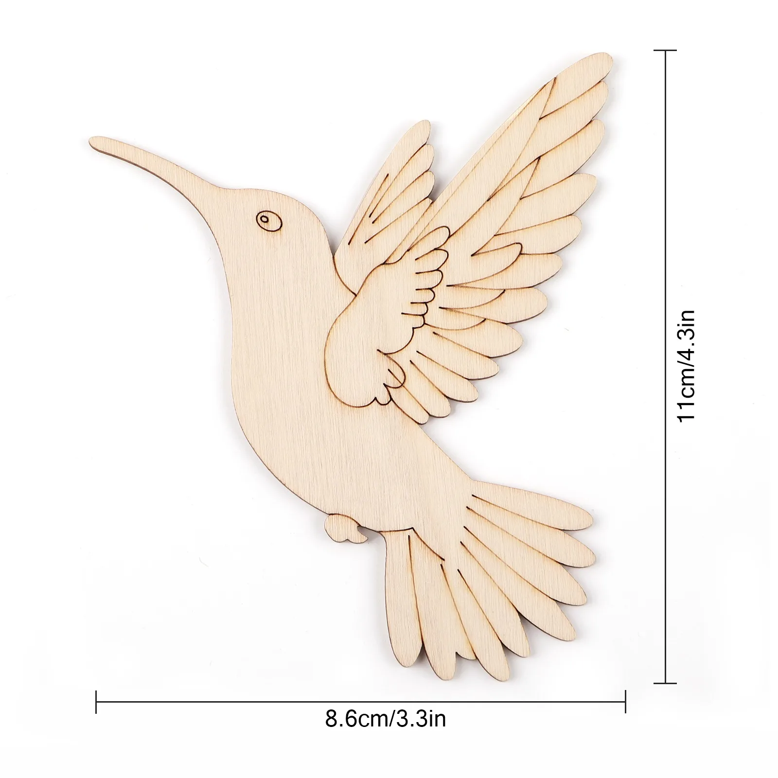 10 szt. Niedokończonych drewni – Art Craft Decoration recenzja i cena