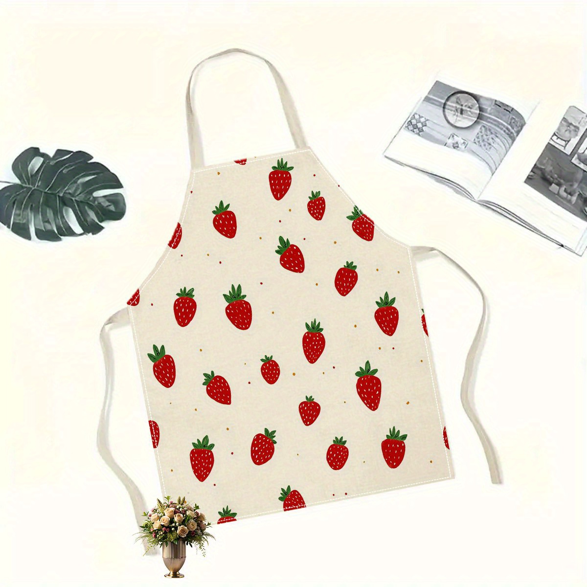 Fartuch w truskawki, wzór owoc – Art Craft Kitchen recenzja i cena