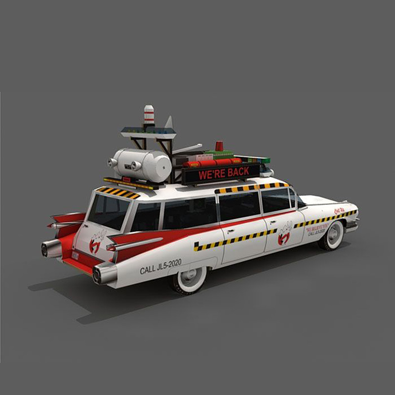 Ghostbusters samochodów Ecto-1 – Art Craft Cardboard recenzja i cena