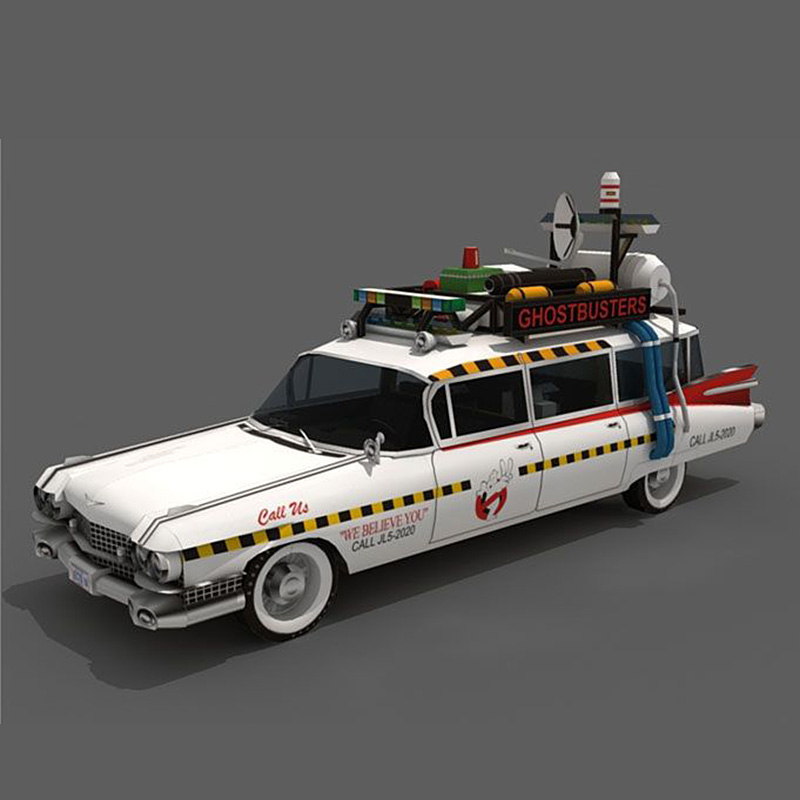 Ghostbusters samochodów Ecto-1 – Art Craft Cardboard recenzja i cena
