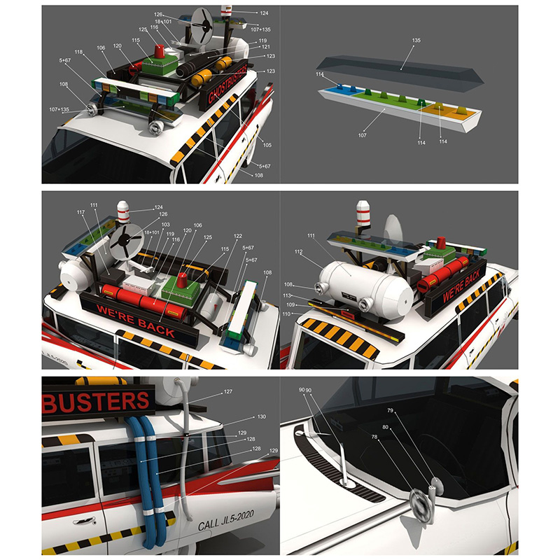Ghostbusters samochodów Ecto-1 – Art Craft Cardboard recenzja i cena