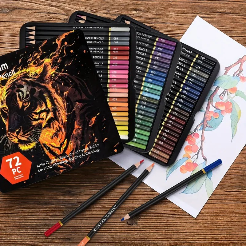 Brutfuner 72 kredki akwarelowe – Colored Pencil Professional recenzja i cena