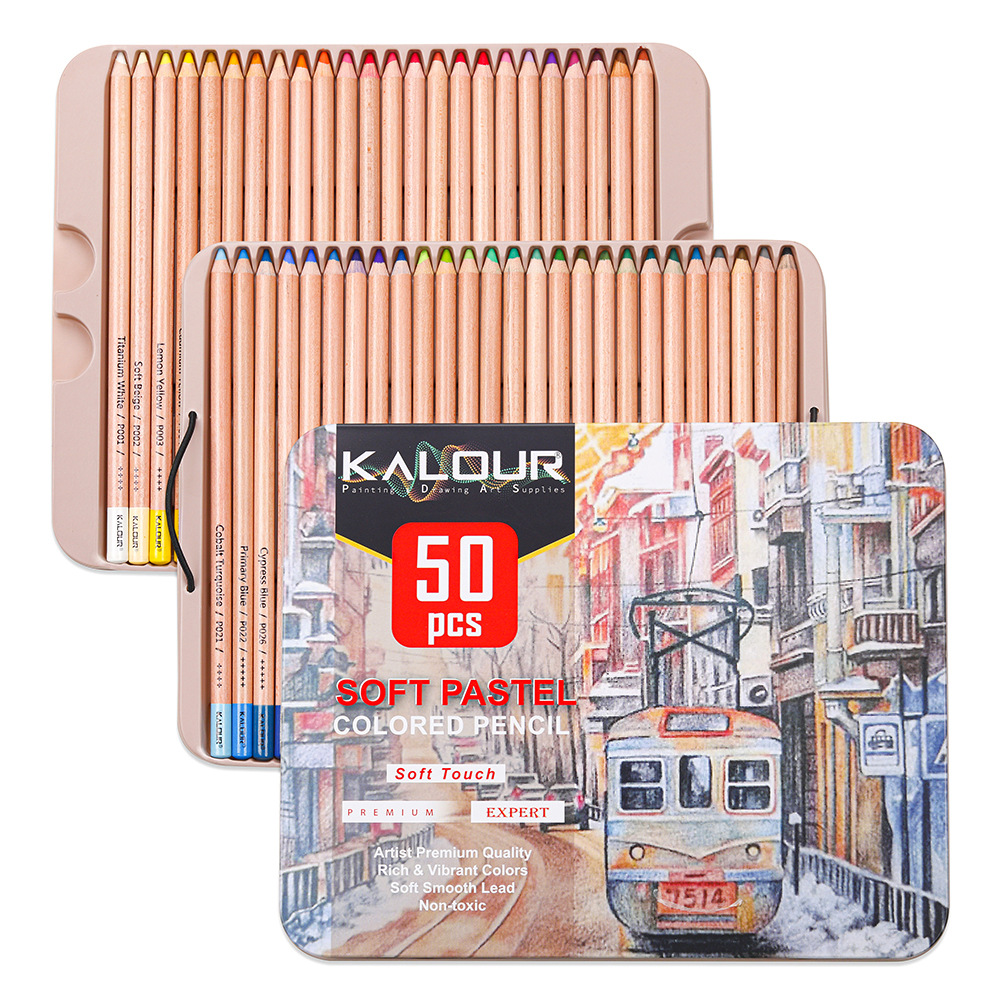 KALOUR 50 kolorowych luksusowy – Colored Pencil Professional recenzja i cena