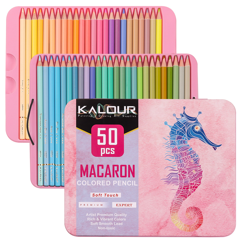 KALOUR 50 kolorowych luksusowy – Colored Pencil Professional recenzja i cena