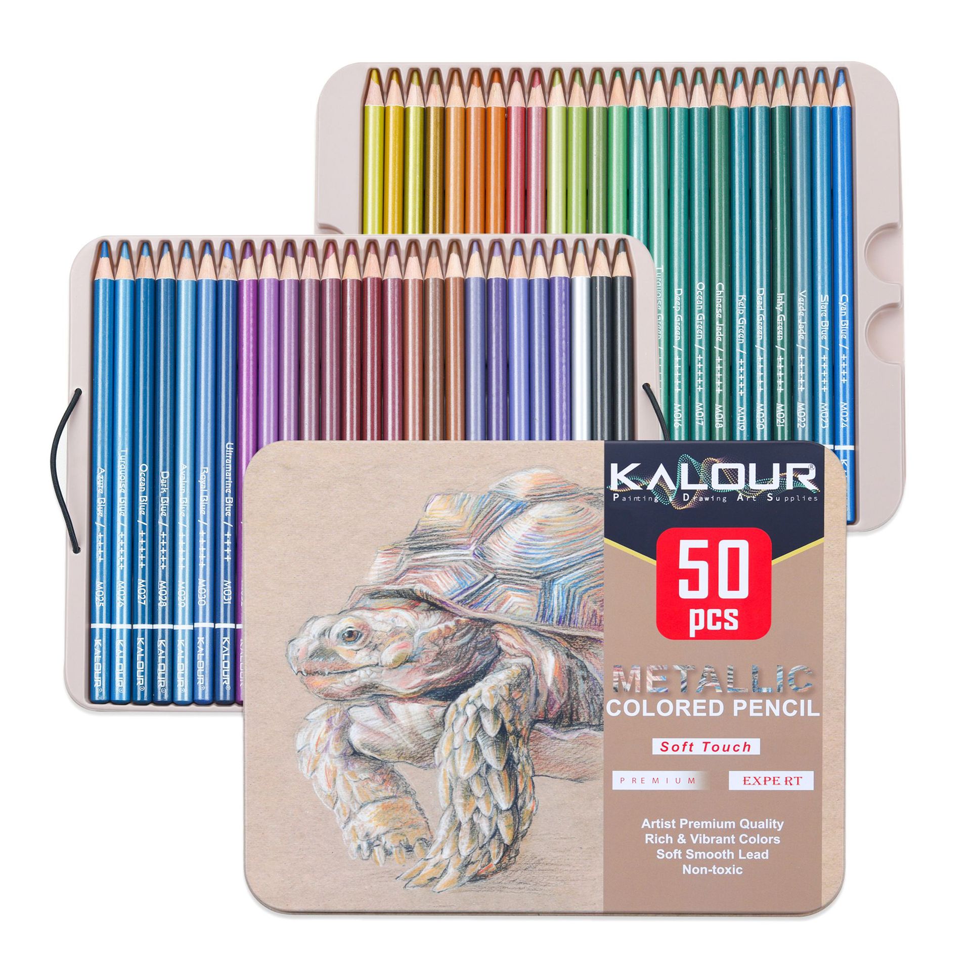 KALOUR 50 kolorowych luksusowy – Colored Pencil Professional recenzja i cena