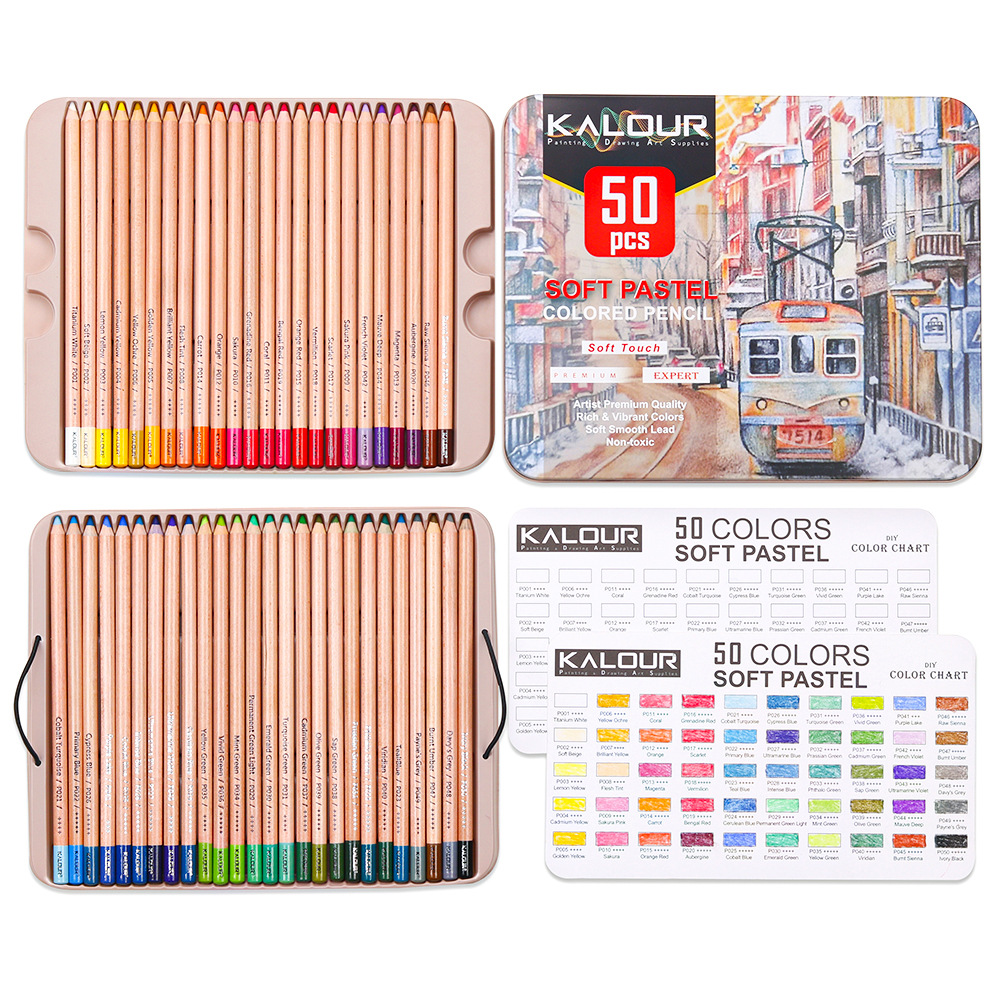 KALOUR 50 kolorowych luksusowy – Colored Pencil Professional recenzja i cena