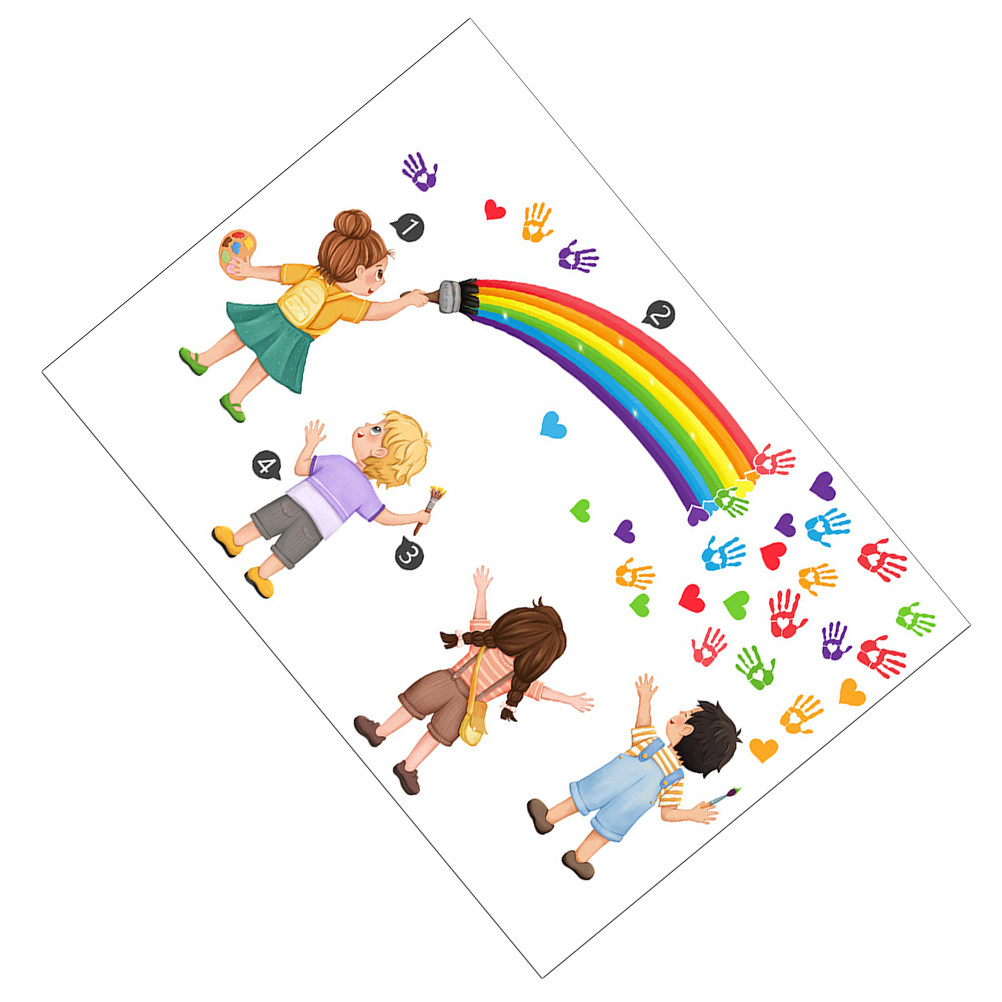 DIY Samodzielna tęczowa dekora – Art And Craft For Nursery recenzja i cena