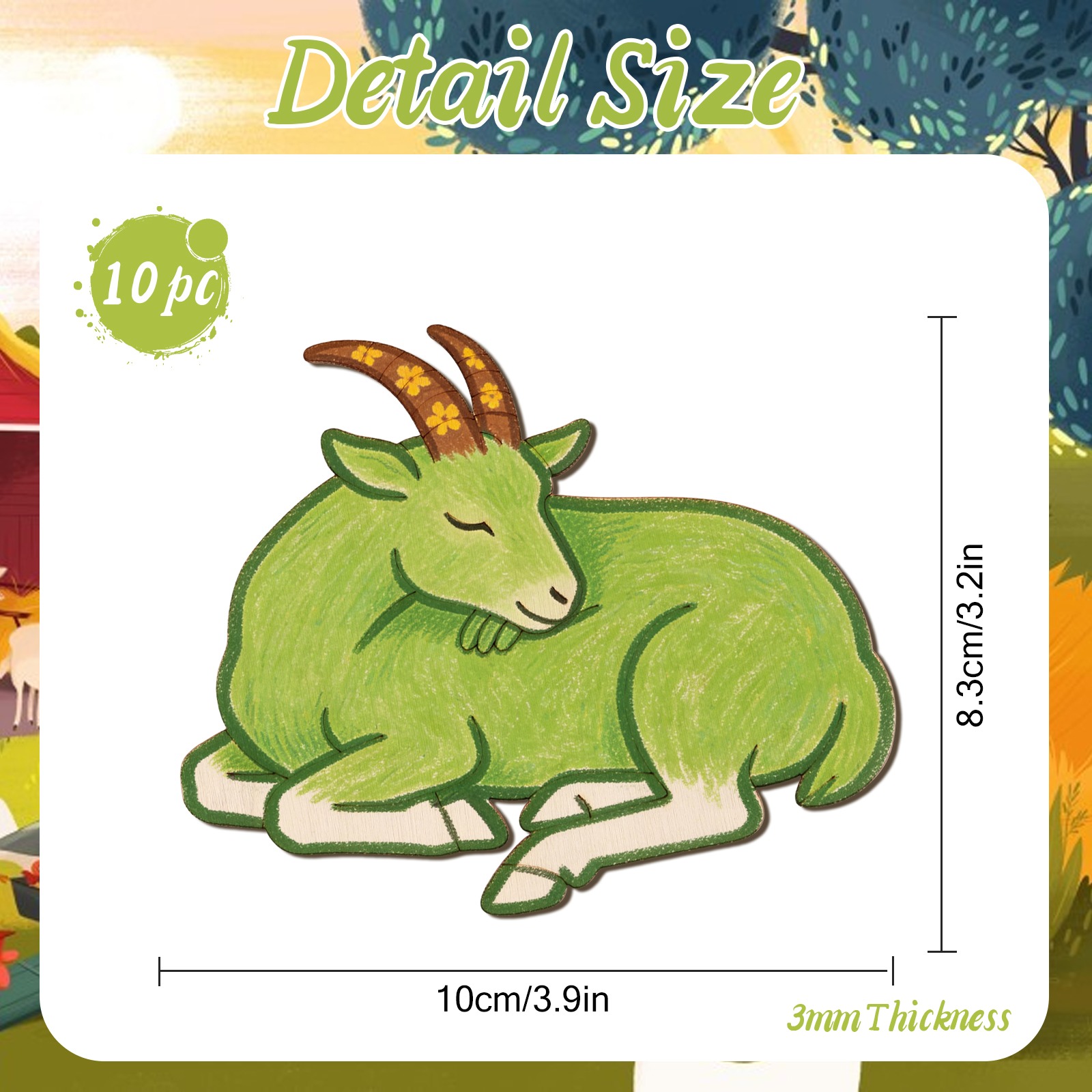 10 sztuk/zestaw Niedokończone  – Art Craft Decoration recenzja i cena