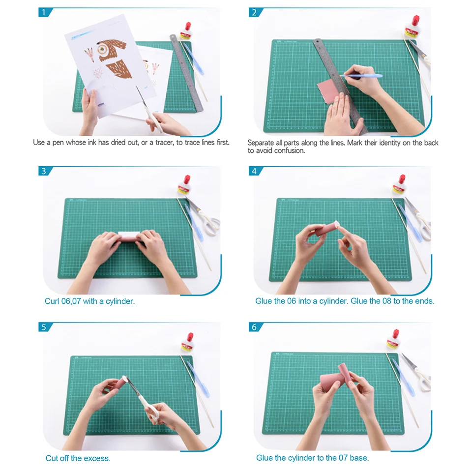 Mała sowa Origami Art Mini 3D  – Art Craft Cardboard recenzja i cena