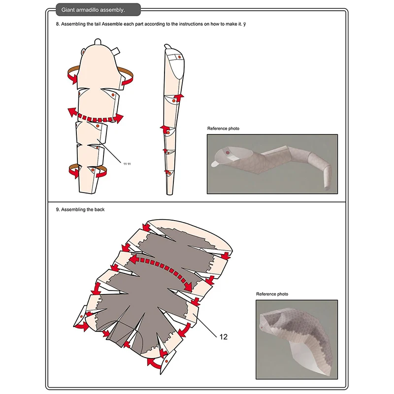 Gigantyczne Armadillo Origami  – Art Craft Cardboard recenzja i cena